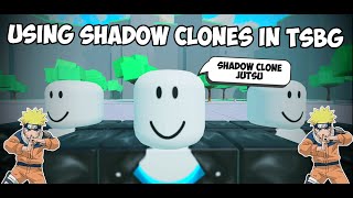 Using Shadows Clones  ROBLOX STRONGEST BATTLEGROUNDS [upl. by Farnsworth]