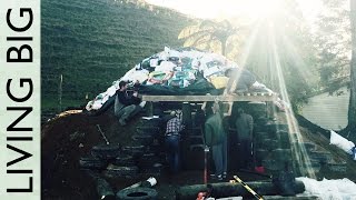 Building an Earthship Survival Shelter [upl. by Amitie]