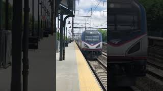 High Speed Amtrak ACS64 With A Spectacular Horn Show [upl. by Nahgiem]