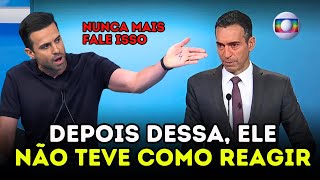 PABLO MARÇAL FAZ JORNALISTA PERDER A LINHA COM RESPOSTA AFIADA EM DEBATE DA GLOBO [upl. by Ihdin]