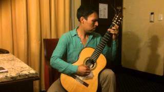 Classical Guitar Corrente from Partita BWV 1013 by JS Bach [upl. by Bej]