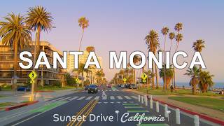 Driving Santa Monica Discovering Iconic Routes and Stunning Sunsets [upl. by Nosyarg]