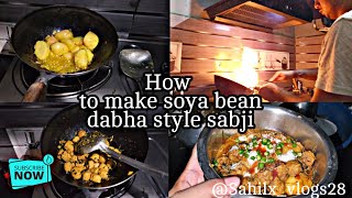 how to make soya bean sabji 🤤 [upl. by Ardaid]