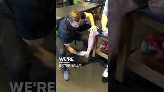 Dorsiflexion External Rotation Test  High Ankle Sprain Diagnostic Test  Physical Therapy [upl. by Tiler988]