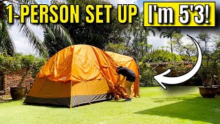 How to Set Up THE NORTH FACE Wawona 6Person Tent [upl. by Mahmud667]