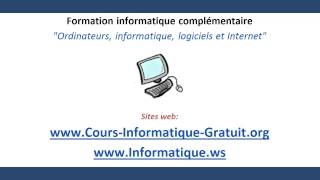 Théorie de lInformatique  E  Logiciels  Windows  Mac OS  Linux [upl. by Eiramlehcar]