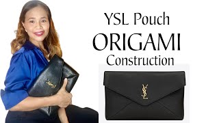 New YSL Cassandre Envelope Pouch [upl. by Barnabe661]