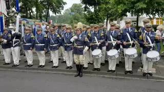 Die große OberstParade am Sonntag in Kapellen zu Ehren des Oberst HeinzWilli Otten 2016 [upl. by Susana]