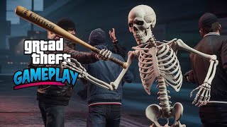 GTA 5 Skelten Funny Game Play gta gta5spidermanfunnyjump [upl. by Nyledaj]