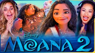 MOANA 2 Teaser Reaction  Auli‘i Cravalho  Dwayne Johnson  Disney Animation [upl. by Puduns]