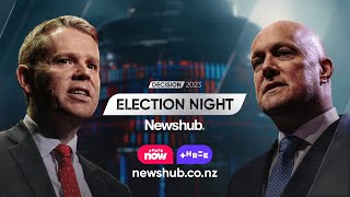 NZ election night 2023  results and coverage  Newshub [upl. by Ennaid]