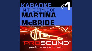 There You Are Karaoke Lead Vocal Demo In the style of Martina McBride [upl. by Einner]