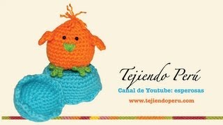 Pollitos tejidos en crochet amigurumi Parte 2 [upl. by Akirahc]