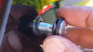 DIY Side Window Latch Bolt Mount  Tarago Previa Estima Toyota [upl. by Enelhtac578]