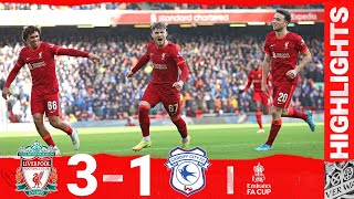 Highlights Liverpool 31 Cardiff City  Elliott scores on return amp a debut for Luis Diaz [upl. by Remy]