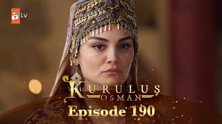 Kurulus Osman Urdu  Season 5 Episode 190 [upl. by Poll]