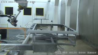 Robotic Spray Paint Shop Painting Line for Plastic Product Coating [upl. by Cheke]