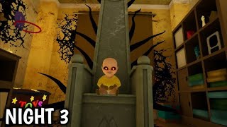 The Baby In Yellow Night3  Horror Game Gaming FPS Mobile Gameplay [upl. by Nylesor]