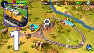 Train Station 2 Railroad Sim Gameplay Walkthrough  Level 1 to Level 5  Part 1 iOS Android [upl. by Namara]