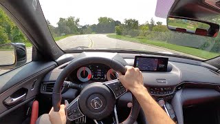 2021 Acura TLX ASpec SHAWD  POV Review [upl. by Nikola]