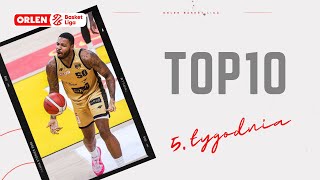 TOP10 5 tygodnia ORLENBasketLiga PLKPL [upl. by Ahtnicaj]