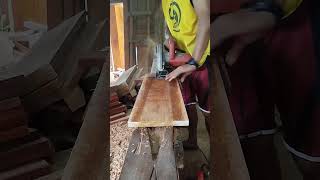 Cara membelah papan karyadarikayu woodworking wood diy woodwork carpentry [upl. by Silva]