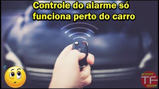 Controle do alarme só funciona de perto do carro [upl. by Lasser125]