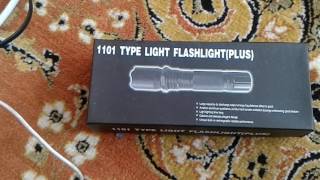 1101 TYPE LİGHT FLASHLİGHT PLUS ELEKTROŞOK LU EL FENERİ [upl. by Bertram951]