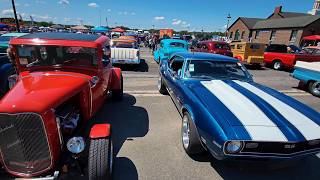 Syracuse NY big classic car show Nationals classic cars owner interviews old car culture to love [upl. by Enedan272]