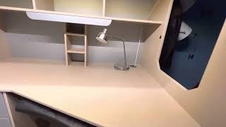 Jysk NIKA Loft Bed with Desk and Storage [upl. by Ennairej]