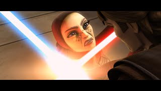 Anakin Skywalker vs Barriss Offee 4K HDR  Star Wars The Clone Wars [upl. by Yeslah]