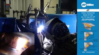 Welding Certification Position 4F Overhead Fillet Weld [upl. by Anesor]