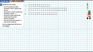 Bar Model solution to word problem 30 Nov 2021 Barvember [upl. by Tnahsin]