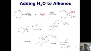 Chapter 4 – The Reactions of Alkenes Part 4 of 6 [upl. by Eslud]