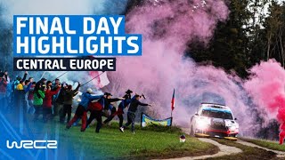 WRC2 Final Day Highlights  Central European Rally 2023 [upl. by Eanahc]