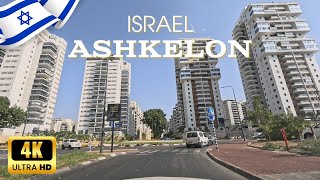 Israel 4K Ashkelon  Just a Few Kilometers from Gaza  Scenic Drive  4K Walking [upl. by Gudrin363]