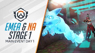 OWCS 2024  EMEA amp NA Stage 1  Main Event Day 1 [upl. by Aileno]