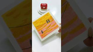 Mini canvas painting ideasytshorts paintingideas shorts shweta art [upl. by Leakim486]