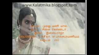 Muthu Mani Maala Tamil Karaoke For Male Singers [upl. by Kraft]