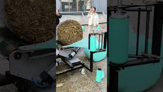 Fully automatic baling and wrapping machineFully automatic baling and wrapping machineCattle farm [upl. by Goat85]