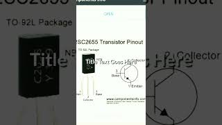 c2655 transistor data [upl. by Lemmuela]