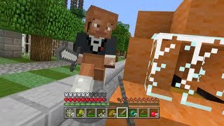 Minecraft Xbox  Neighborhood Hunger Games [upl. by Phaidra]