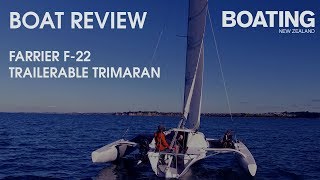 Boat Review  Farrier F22 Trailerable Trimaran [upl. by Candide]