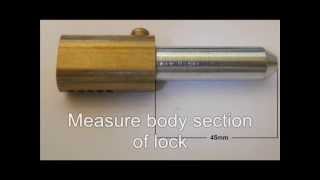 Measure a Bullet Lock for Roller Shutter Doors [upl. by Russo]