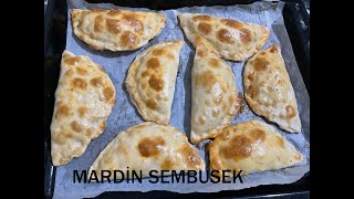 Meşhur Mardin Sembusek  Tescilli Orjinal Tarif  Fırında Çiğ Börek [upl. by Chandal]