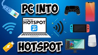 Turn your PC into a WiFi Hotspot with Connectify Hotspot   70 DISCOUNT link in description [upl. by Ninaj53]