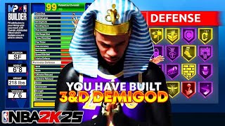 NBA 2K25 NEW quot3ampD DEMIGODquotBUILD  BEST LOCKDOWN BUILD 2K25 [upl. by Liscomb]