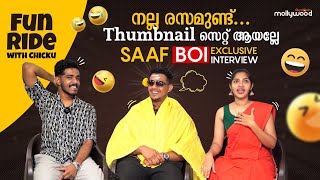 Saafboi Fun Chat  Naslen  Nikhila Vimal  Mathew Thomas  Binu Pappu  Saff Bros Interview [upl. by Ardet]