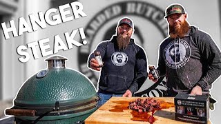 Beef Hanger Steak How to cut and cookThe Bearded Butchers [upl. by Llenrap304]