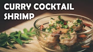 Curry Cocktail Shrimp  Cocktail Shrimp Recipe  How to make Cocktail Shrimp  Relish360 [upl. by Yenaj]